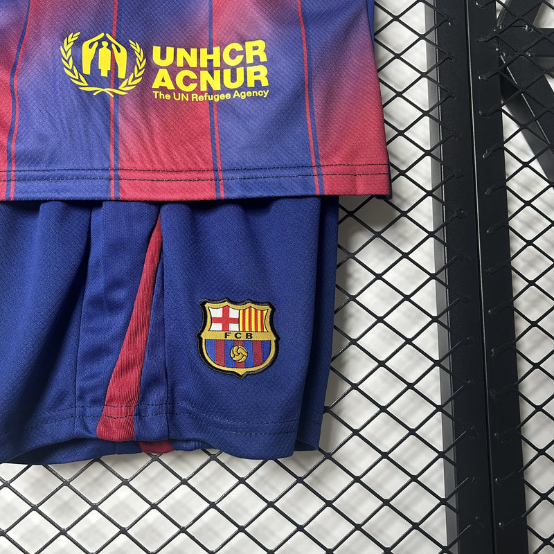 BARCELONA I 25/26 CONJUNTO INFANTIL