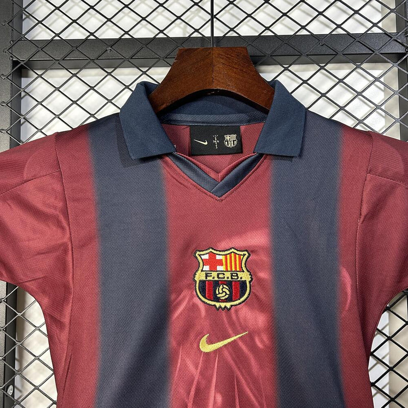 BARCELONA X TRAVIS SCOTT IV 2025 CONJUNTO INFANTIL